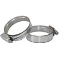 Green Leaf Pressure Seal HeavyDuty Hose Clamp, 113 to 145 in Hose, 300 Stainless Steel PC16